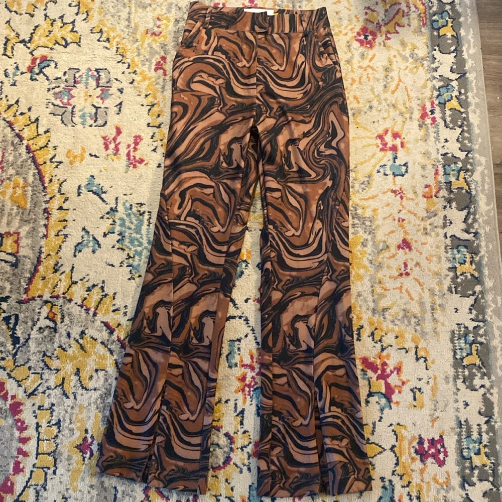 Brown high waisted House of Sunny trousers